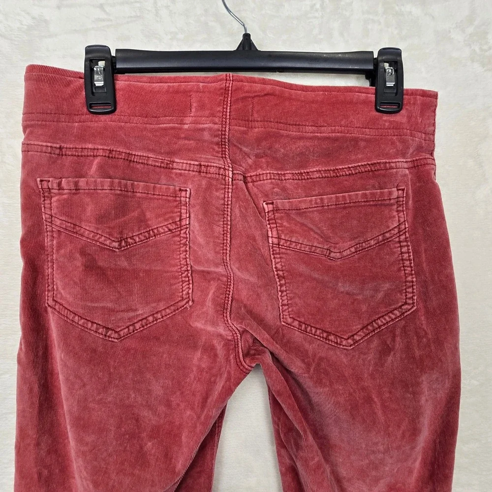 Free People We The Free‎ Pull-On Corduroy Flare Pants Rose Pink Size 28 OB910963
